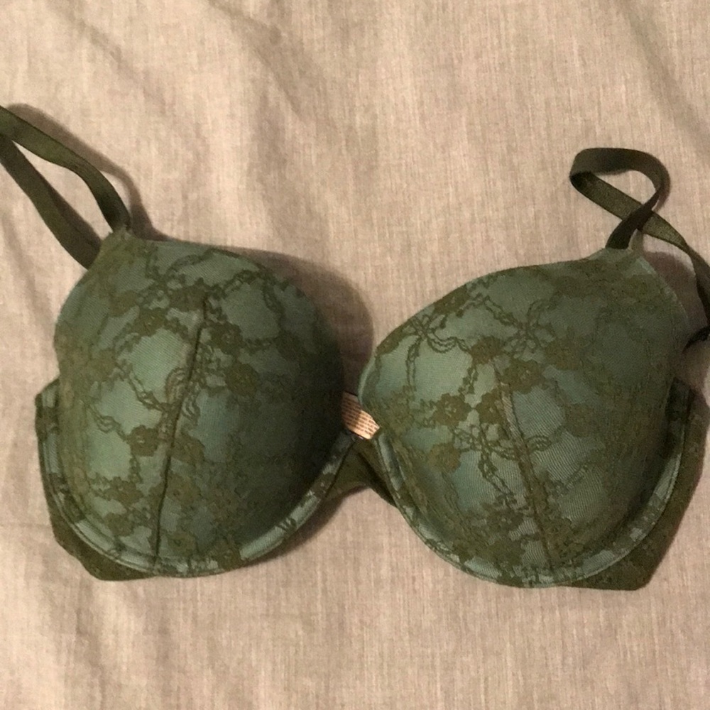 34DD Green Lightly Padded Bra